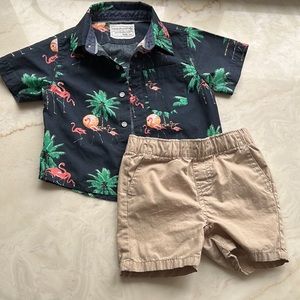 Toddler Boy’s Short Set